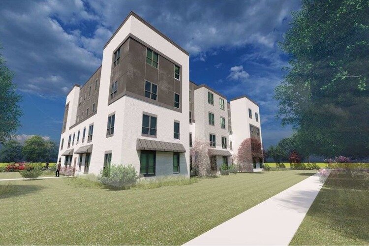 Digital rendering of the Lincoln Avenue Loft project in Port Huron.