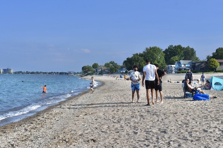 Lakeside Beach in Port Huron.