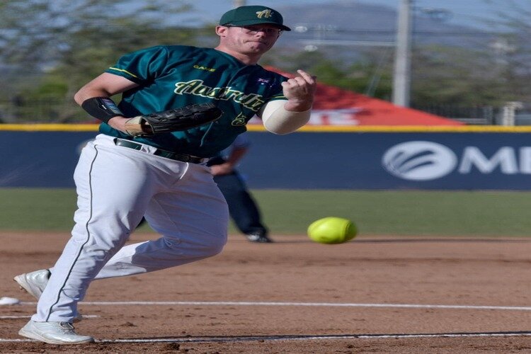 Jack Besgrove, pitcher for the Australia men's national softball team.