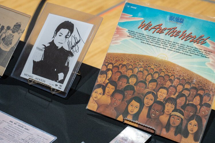 Michael Jackson was one of the organizers of the song We Are the World, which raised over $60 million for the charity, USA for Africa.