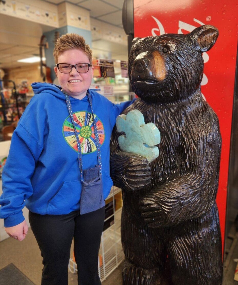 Tia Raica, Marine City resident who's inspired the community to celebrate autism awareness.