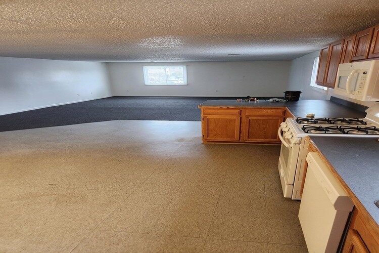 Inside BWROC's engagement center's kitchen located in the apartment above their building at 617 10th St. in Port Huron