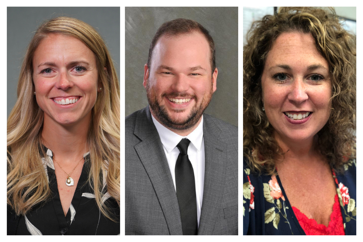 Riley Alley (left), Robert Wilkinson, and Jorja Baldwin are members of McLaren Port Huron Foundation's Board of Directors.