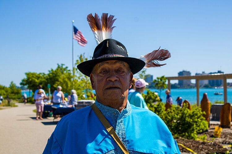 John Kennedy performed the blessing ceremony for the event.
