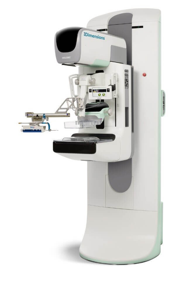 The Hologic Upright Breast Biopsy Guidance system features 3D stereotactic biopsy capabilities, which enhances imaging and creates a better patient experience.