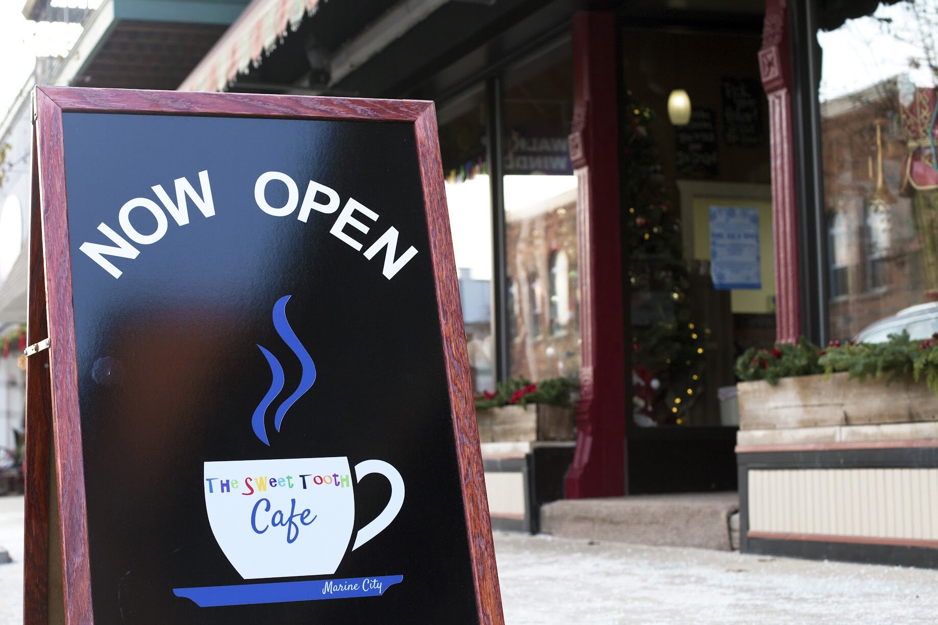 The Sweet Tooth Cafe is located in downtown Marine City in Suite 6 of Newport Commons at 312 S. Water St.