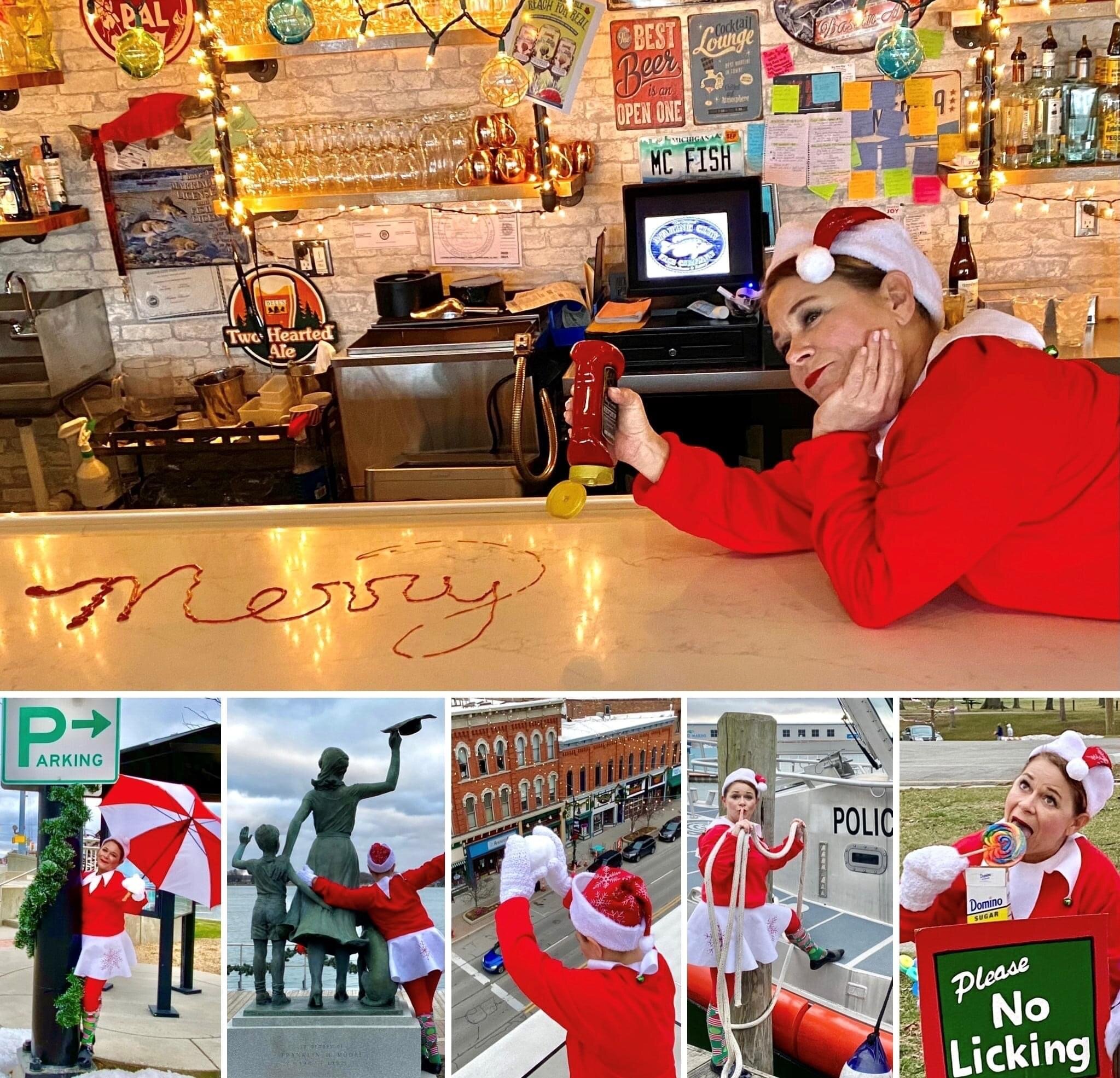 Find Pixie the Elf and take a selfie with her for a chance to win a $100 gift card. (Photo: Facebook)