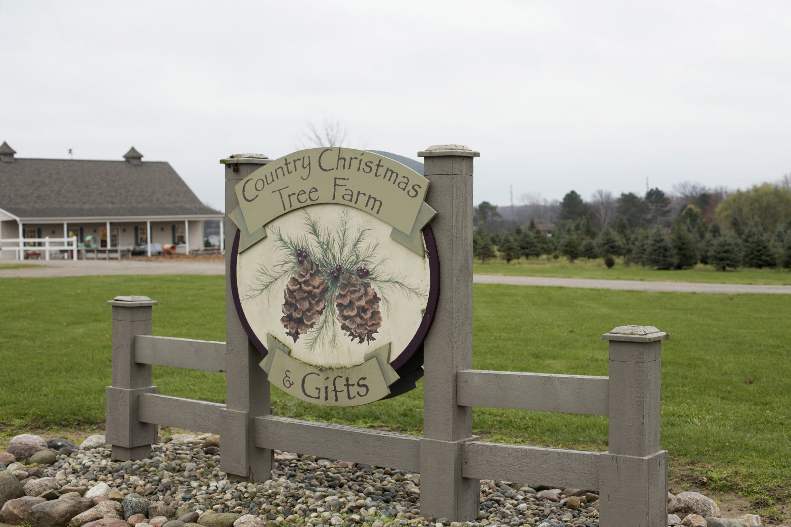 Country Christmas Tree Farm & Gifts is located at 8122 Bricker Rd. in Greenwood, Michigan.
