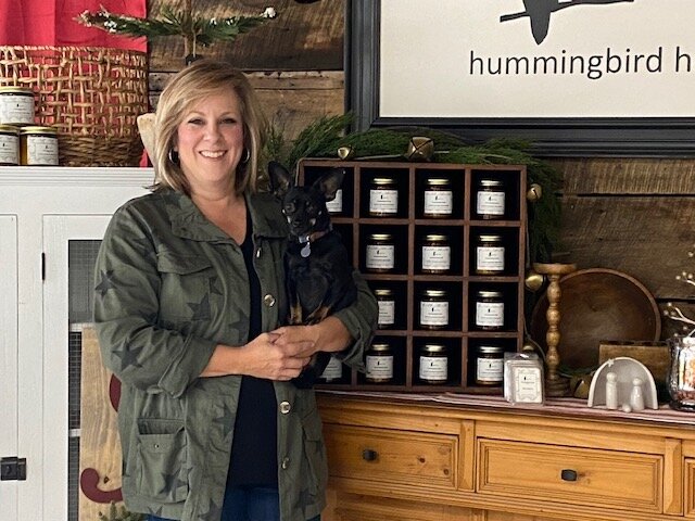 “We are at the point in our lives where you just go for it,” says Dianna Maniaci, who co-owns Hummingbird Home with her husband Michael.