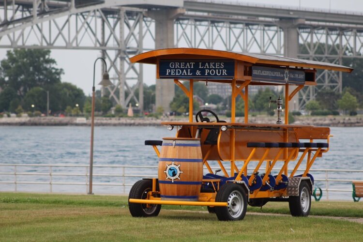 Great Lakes Pedal & Pour launched in downtown Port Huron earlier this year. (Photo: Facebook)