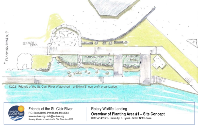 One of the concept drawings for Wildlife Landing.