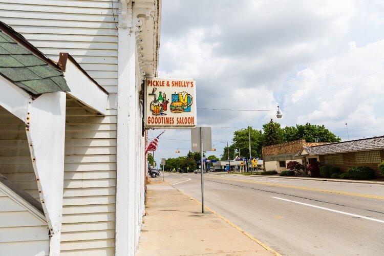 Pickle & Shelly’s Good Time Saloon in Unionville may not look like much on the outside, but it’s worth a stop. Inside, you’ll find beer, burgers, and, of course, good times. (Photo Credit: Ashley Brown)