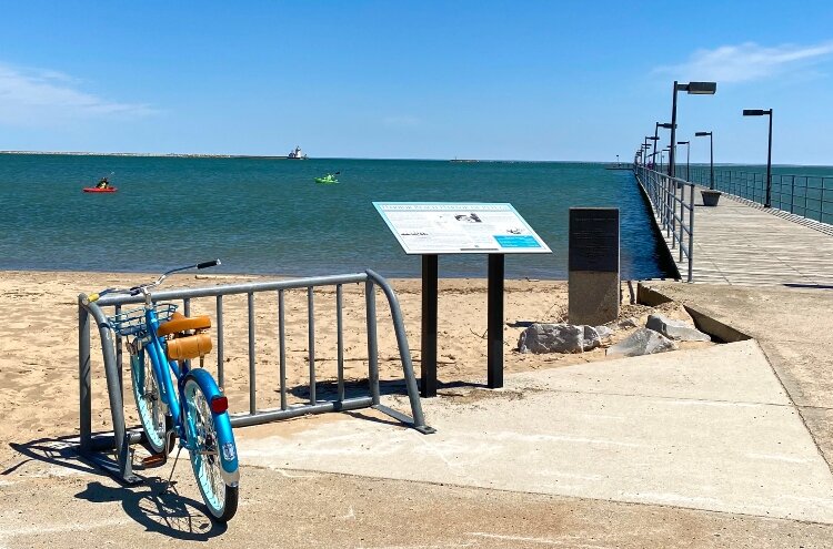 Walk, run or bike through the city on the non-motorized Harbor View Trail that winds through Harbor Beach’s parks, downtown and waterfront areas. (photo courtesy of Blue Water Area CVB)