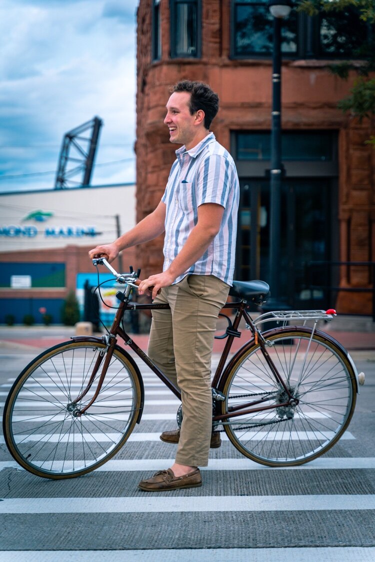 Moldovan is an active spokesperson for the city, specifically advocating for more bike lanes to provide more mobility for residents throughout, Westrick says.