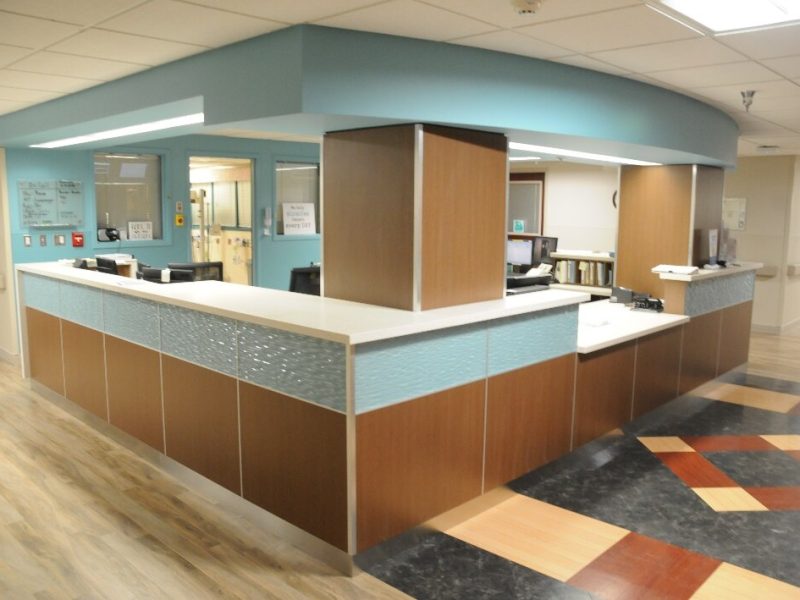 The new and improved nurses’ station at the Miriam F. Acheson Family Birth Place at McLaren Port Huron