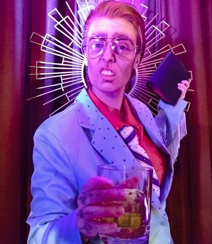 Natalie May performs burlesque as Magenta DeMure.