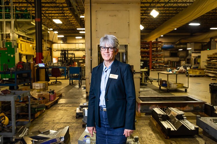 Ann Austin of Michigan Works helps coach employees which keeps them in their jobs.