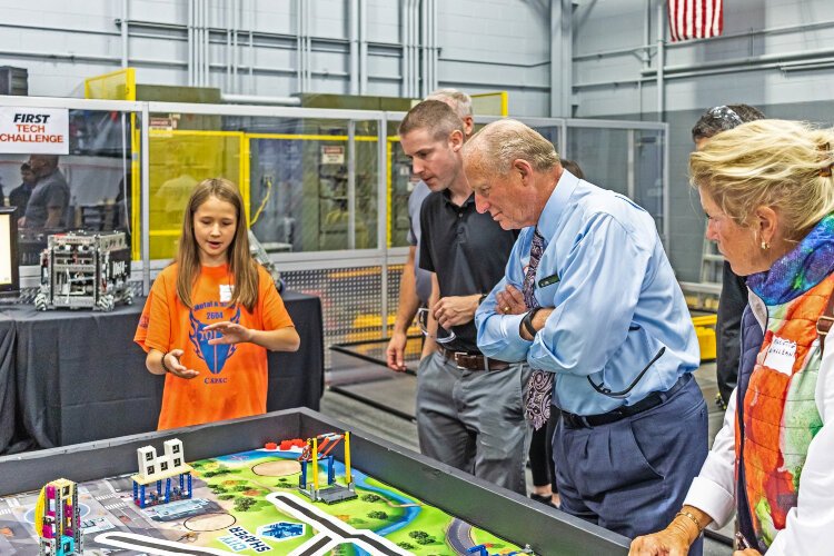 Robotics team members explain how much works goes into creating a robot.