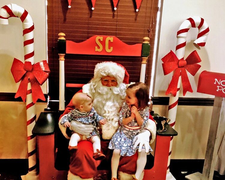 Excited children will get the opportunity to meet Santa during the Festival of Trees.