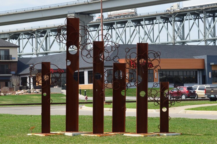 Anything can be used to make intriguing art.