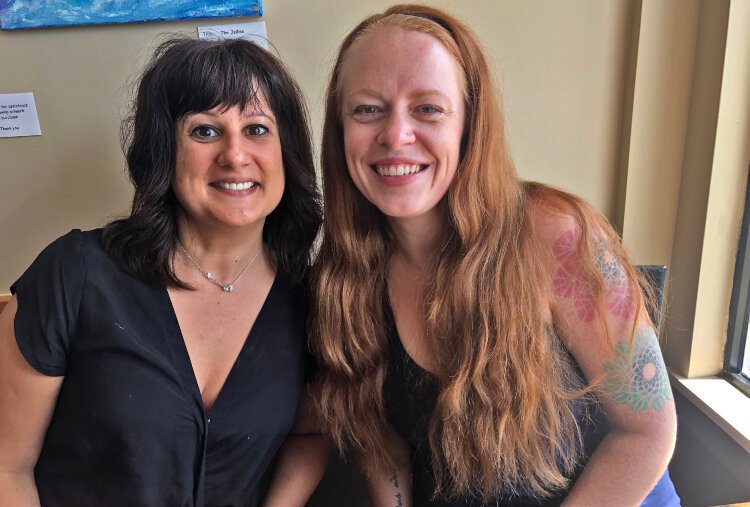 Andrea Harrington and Stefanie Fellows enjoy pet-sitting for families across St. Clair County.