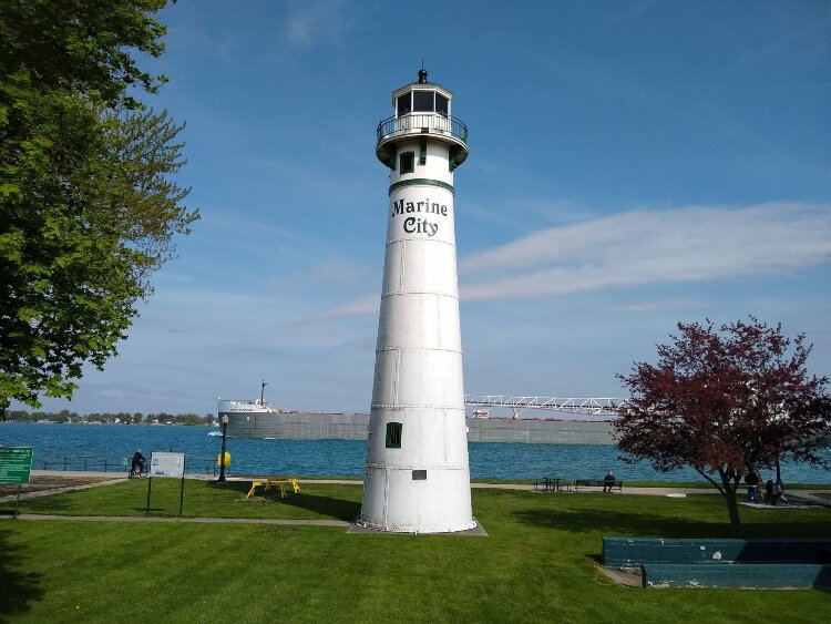 Beauty on the boardwalk makes running through Marine City a breeze.