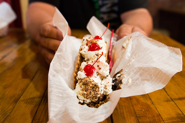 Put a spin on your taco Tuesday with this dessert option at the Milkhouse.