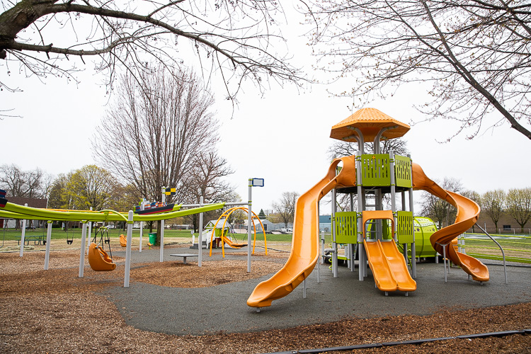 Caution: Kids at Play! New equipment will keep everyone having fun until the sun goes down.