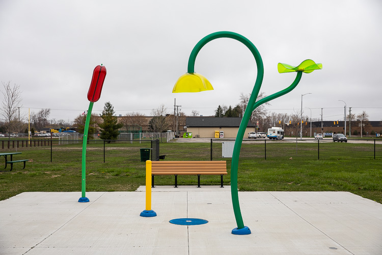 A splashoad at Knox Park will keep the children entertained for hours.