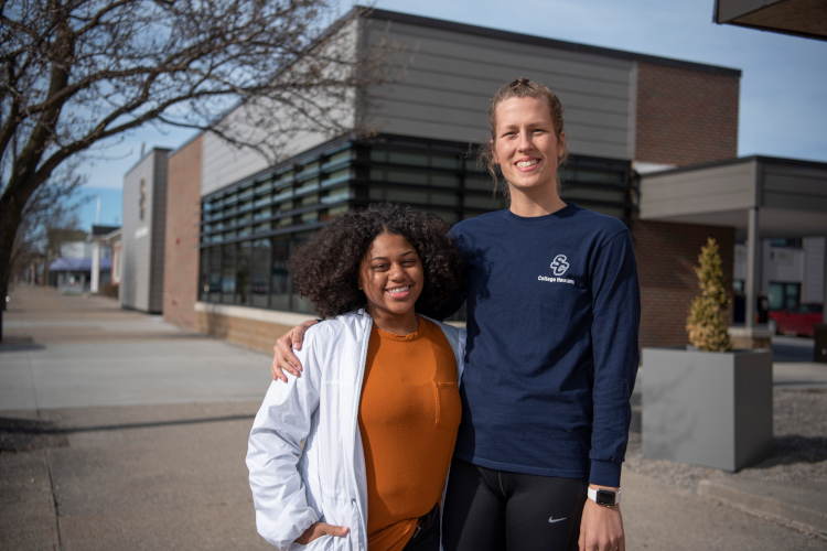 Emily Fleischmann and Giovanni Carden have made the most of living in SC4's student housing.