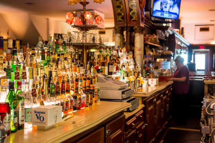 Sit and stay awhile at the Brass Rail Bar in downtown Port Huron