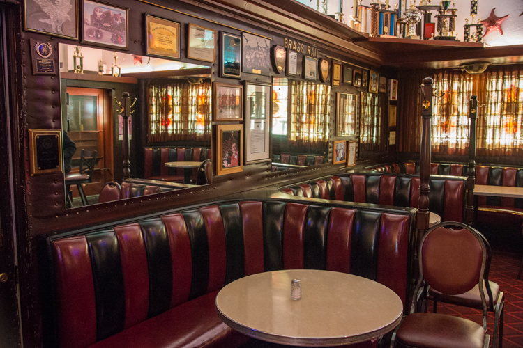 Former owner Helen David designed the Brass Rail Bar to feel like a living room.