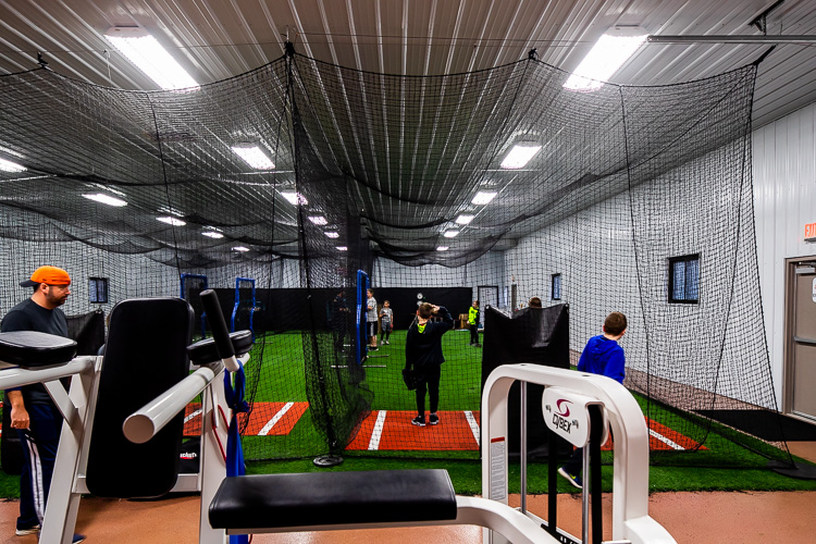 Sluggers offers athletes extra opportunities to work on their skills.