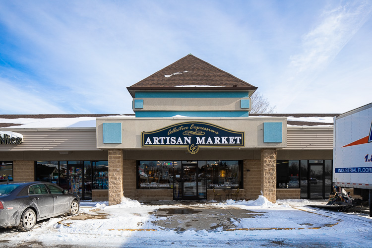 The artisan market is a popular spot.