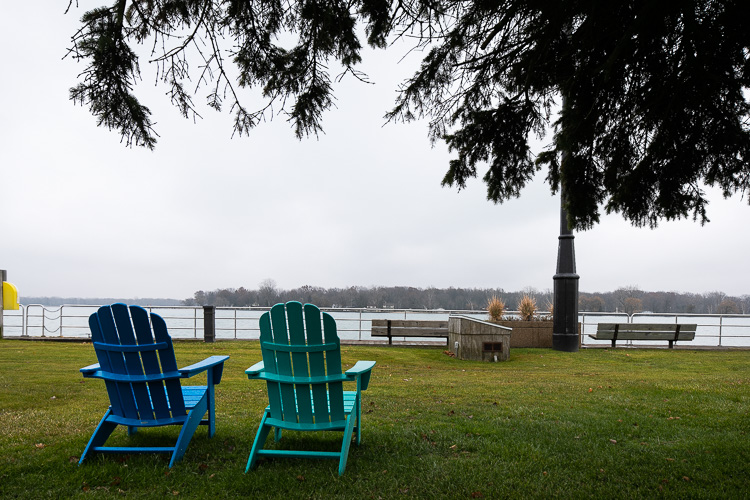 Algonac is a great place to spend a day relaxing and watching the water.