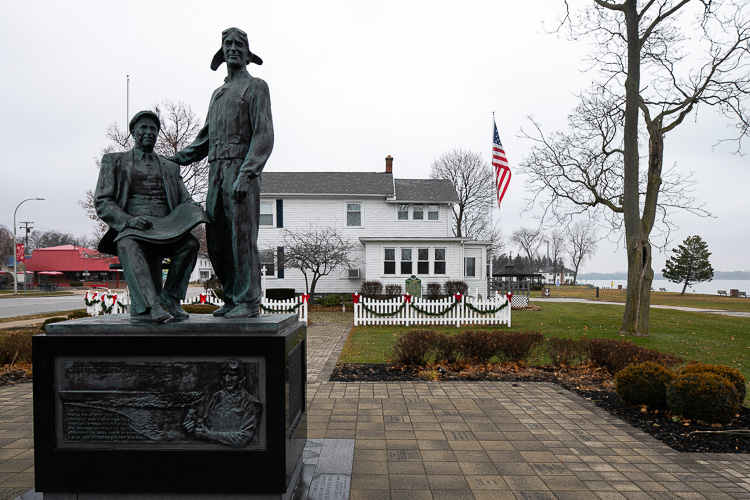 Visitors love learning about local history at the Algonac Museum