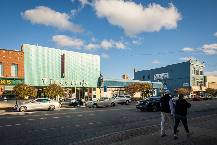 Visitors can easily explore downtown shops and restaurants in a pedestrian friendly area.