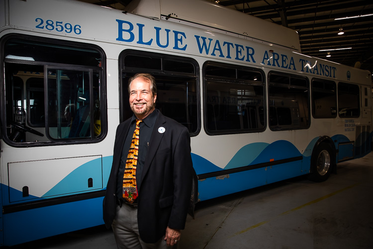 Lee-Perry Bellou says there are many advantages to riding buses.