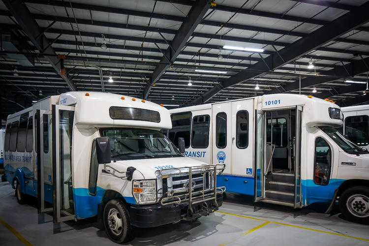 Blue Water Area Transit offers a variety of buses in its fleet.