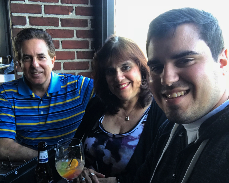 Matt Pettinato, 24, moved from Pennsylvania for a job at Domtar Corp.