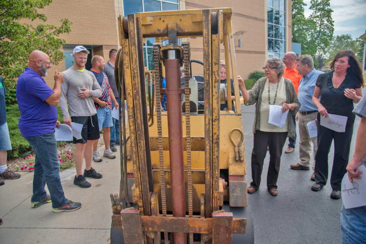 Professional Training Services can arrange for training in everything from hands-on skills as seen here to earning Microsoft Office certifications.