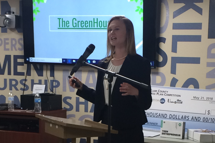 Healthier eating is the purpose of Kirsten Sparks' business plan.