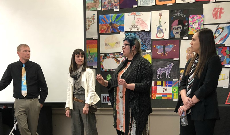 Jason Stier, Elyse Marie Welch, Jenn Schaub and Gina Panoff talk about the importance of a strong art culture.