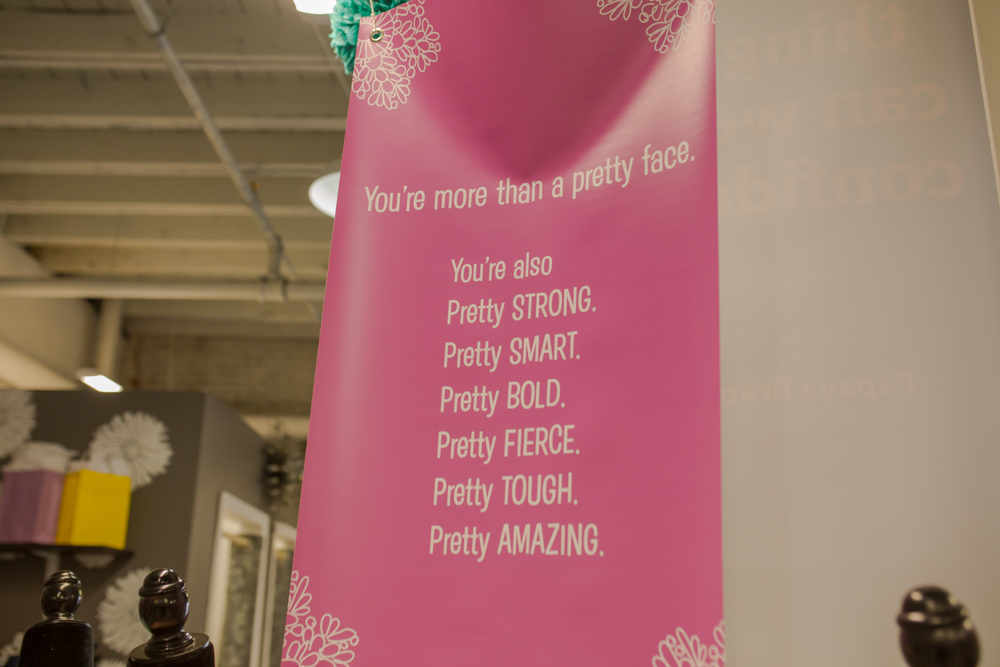 Women should always feel pretty when they stop out the door.