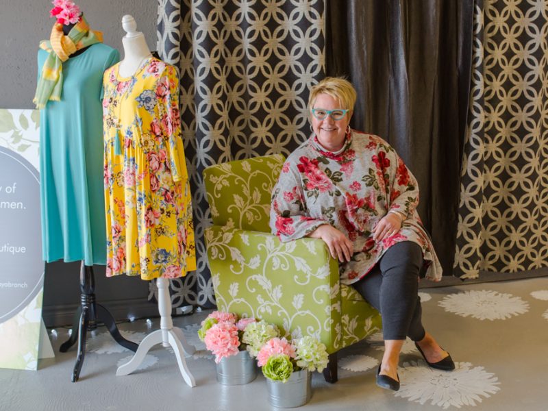 Laura Lyons loves finding great fashions for her customers.