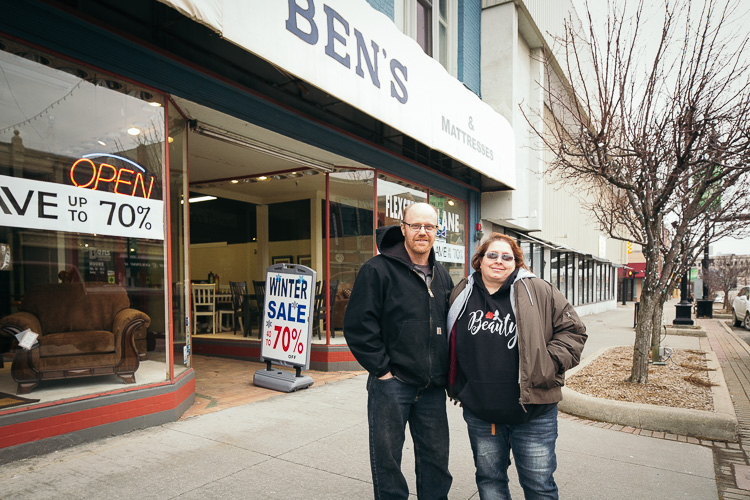Danielle and Eddie Bernardo love the history of Port Huron