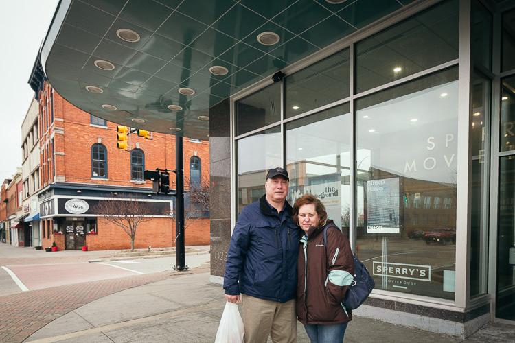 Chuck and Lisa Nitz love exploring the antique shops.