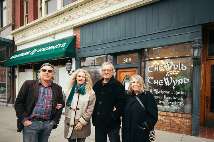 For Irene and Iain Turner and Diane and Andrew Boltor, stopping at the Raven Cafe is a must when downtown.