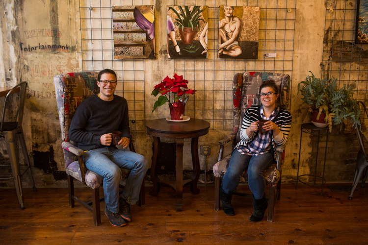 Nathaniel and Maggie Bottenfield are eager to make their coffee shop dreams come true at Exquisite Corpse.