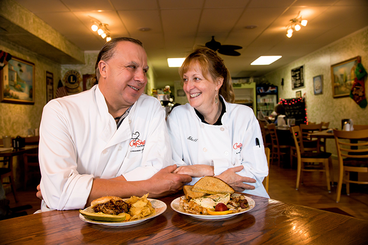 Chef Shells offers a tasty burger.